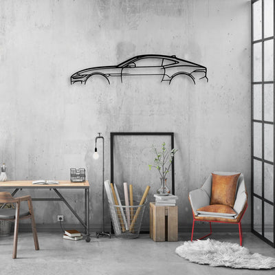 F-TYPE Classic Silhouette Metal Wall Art - Automotive Garage Decor