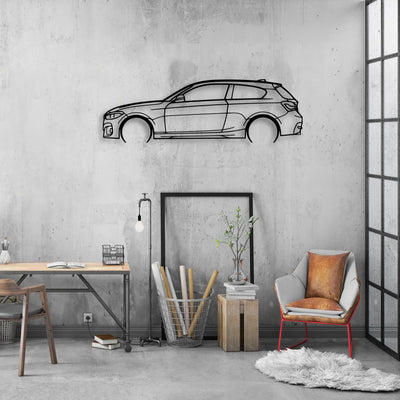 F21 118 2018 Classic Silhouette Metal Wall Art - Automotive Garage Decor