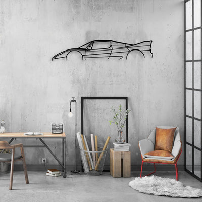 F50 Classic Silhouette Metal Wall Art - Automotive Garage Decor