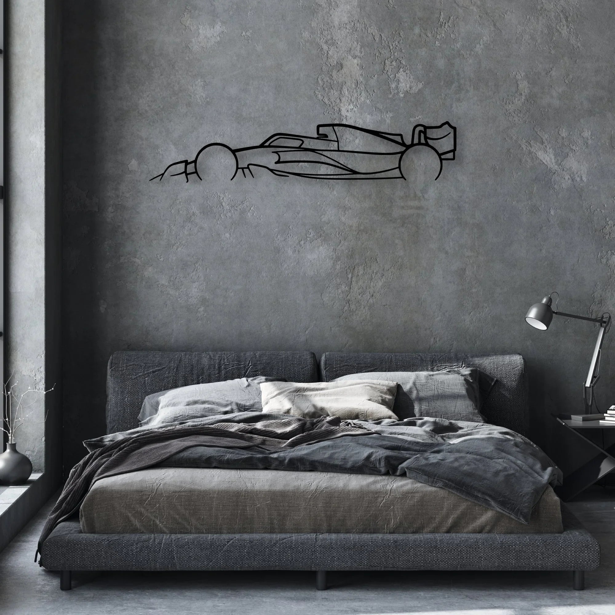 Formula One 2022-2023 F1 Classic Silhouette Metal Wall Art - Automotive Garage Decor