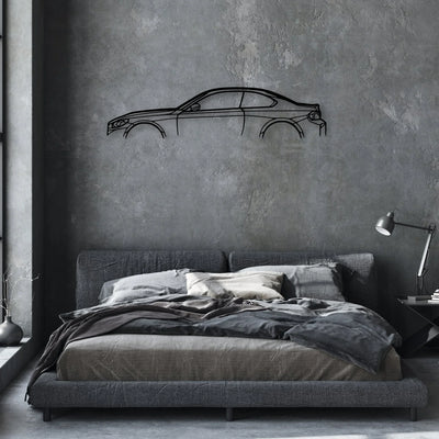 G87 M2 2023 Classic Silhouette Metal Wall Art - Automotive Garage Decor