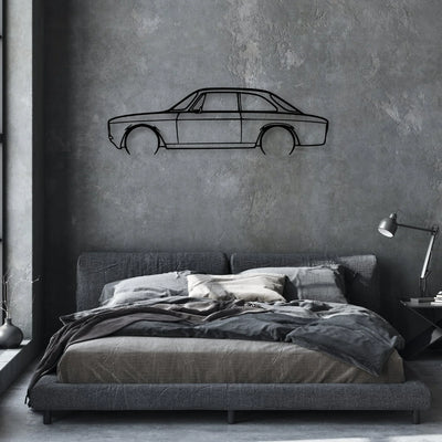 GT 1300 1971 Classic Silhouette Metal Wall Art - Automotive Garage Decor