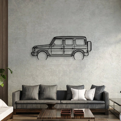 G class 2020 Classic Silhouette Metal Wall Art - Automotive Garage Decor
