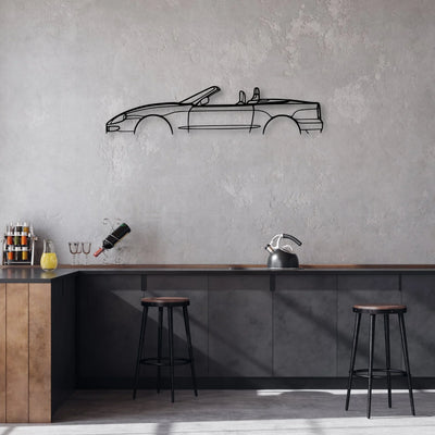Gransport Spyder Classic Silhouette Metal Wall Art - Automotive Garage Decor