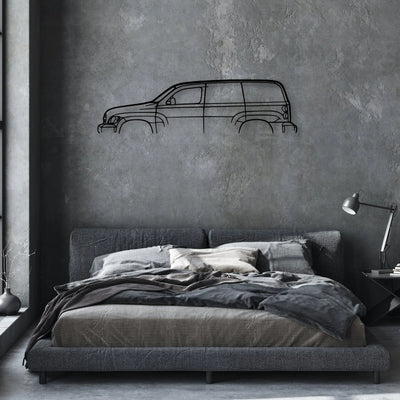 HHR Panel Van 2007 Classic Silhouette Metal Wall Art - Automotive Garage Decor