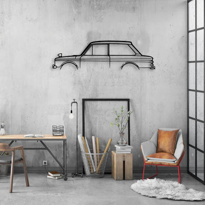 Hilman Imp 1966 Classic Silhouette Metal Wall Art - Automotive Garage Decor