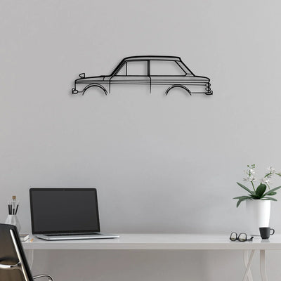 Hilman Imp 1966 Classic Silhouette Metal Wall Art - Automotive Garage Decor