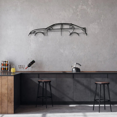 ISF Classic Silhouette Metal Wall Art - Automotive Garage Decor