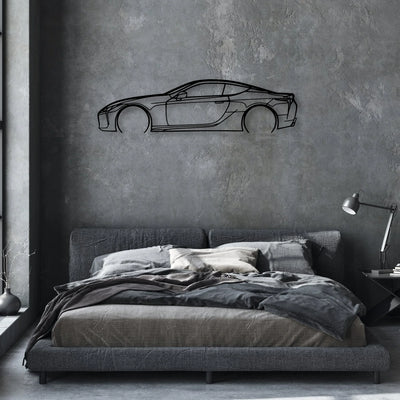 LC 2 Classic Silhouette Metal Wall Art - Automotive Garage Decor