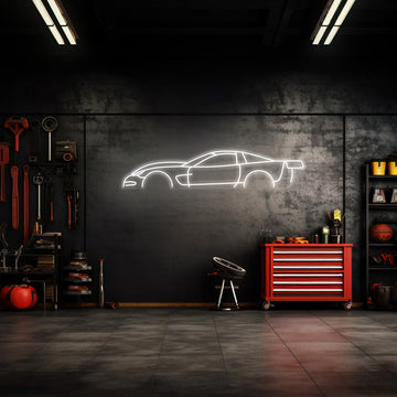Corvette C5 Neon Silhouette