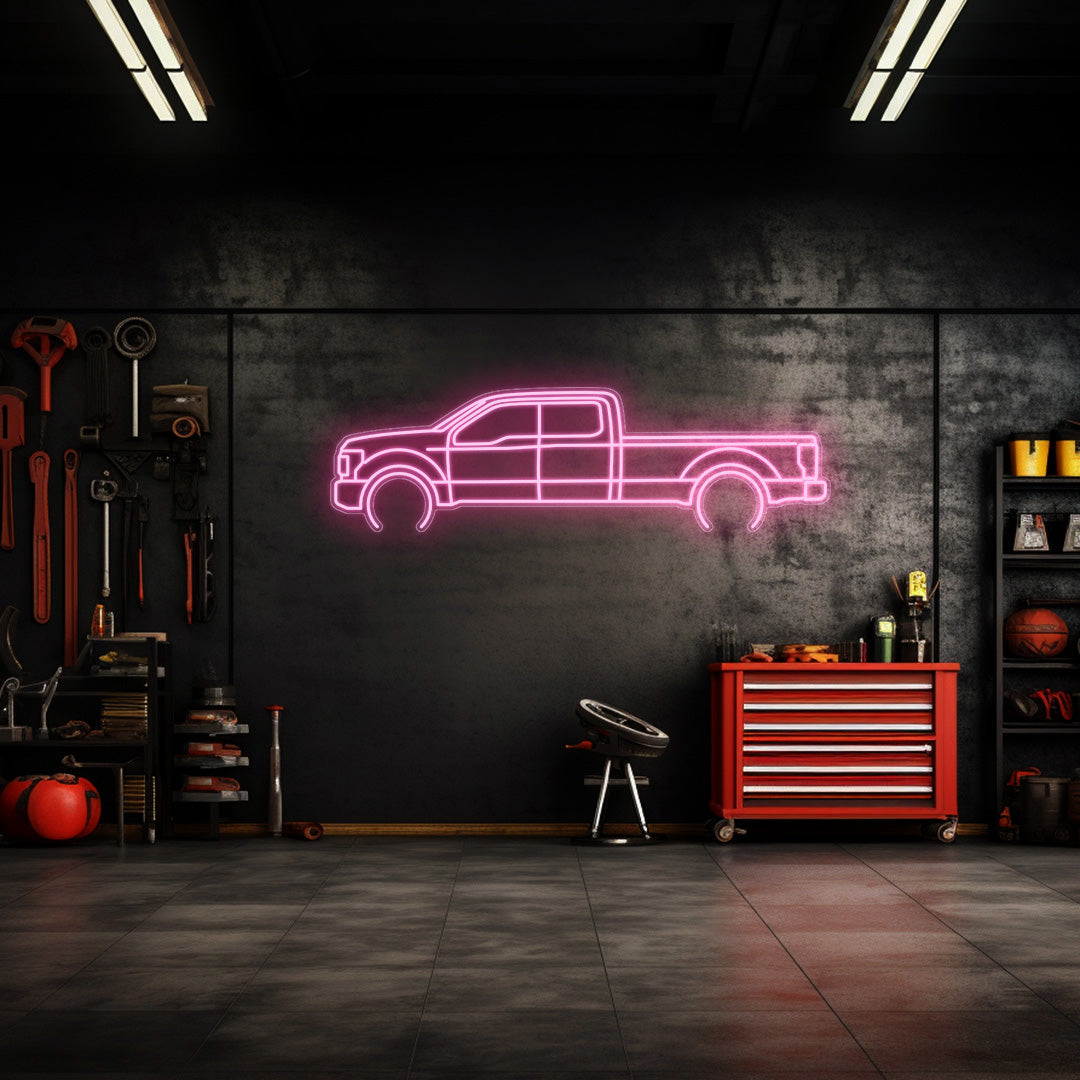 F350 2020 Neon Silhouette