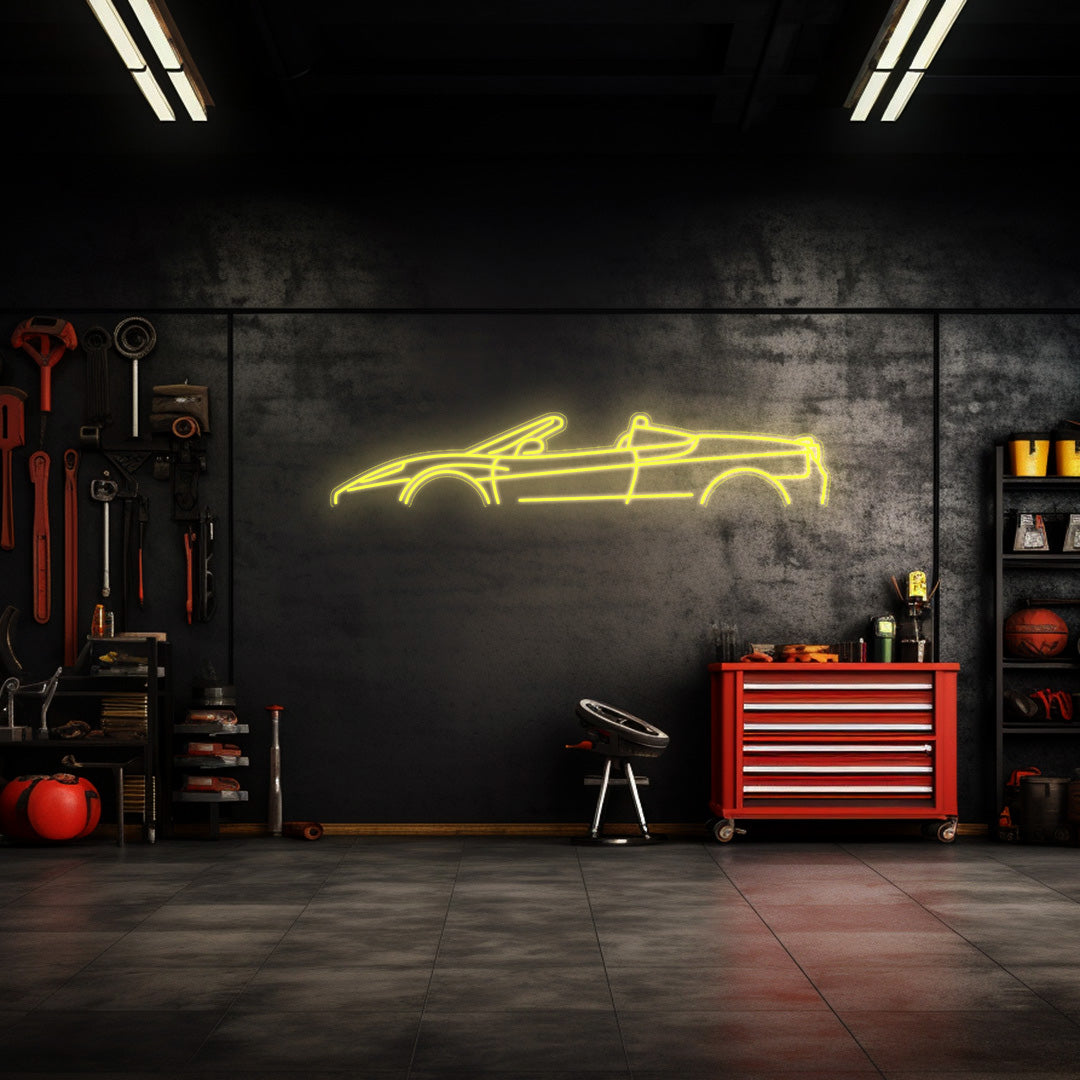 F430 2006 Neon Silhouette