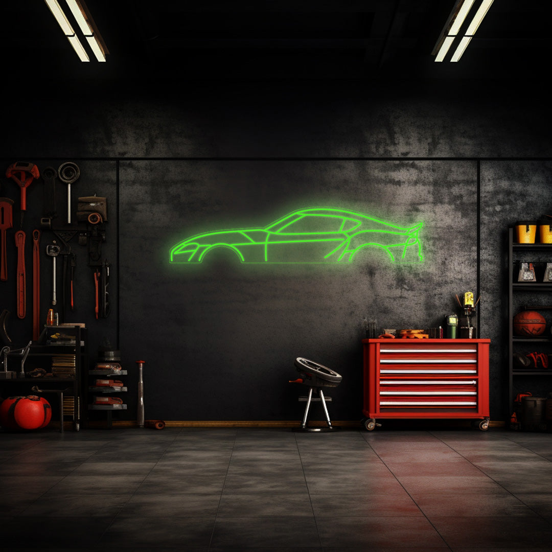 Supra MK5 2021 Neon Silhouette