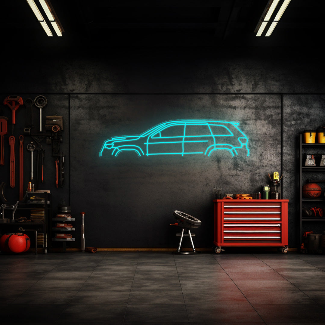 Trackhawk 2018 Neon Silhouette