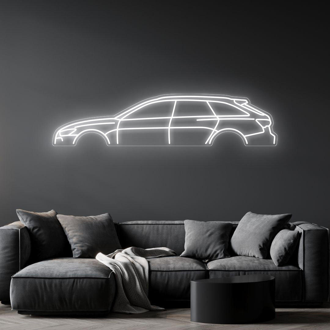 RS6 2021 Neon Silhouette