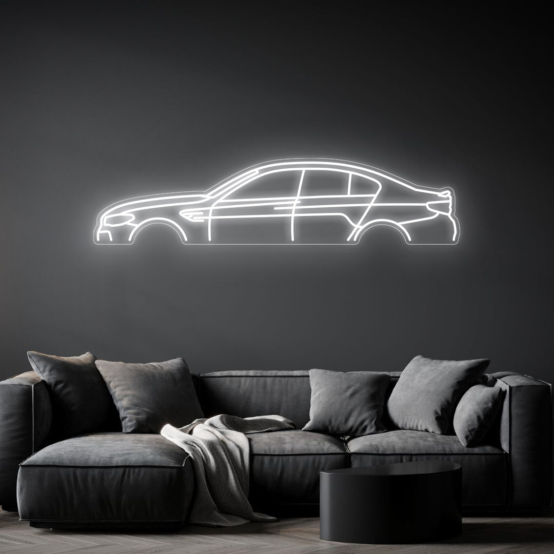 M5 CS 2019 Neon Silhouette