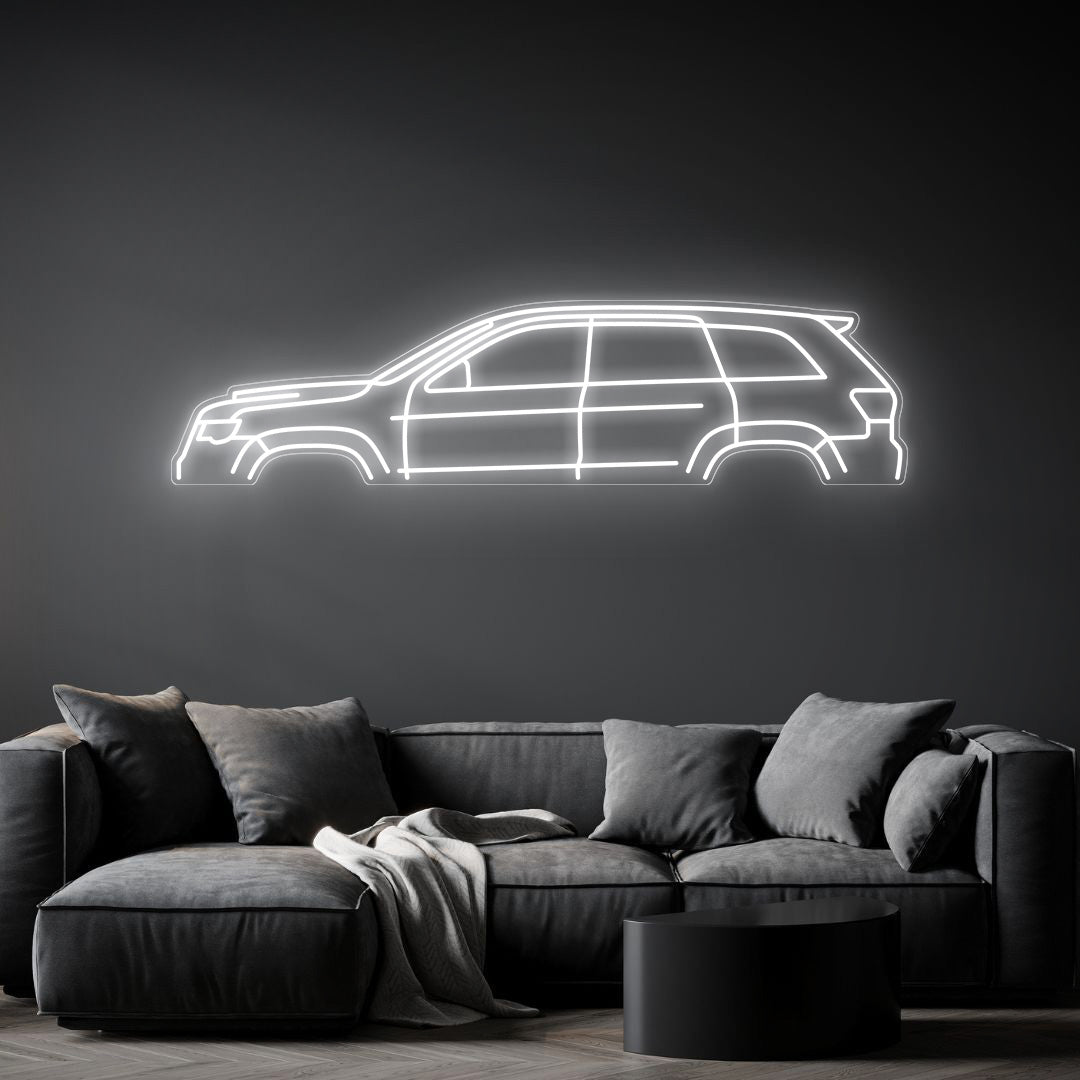 Trackhawk 2018 Neon Silhouette