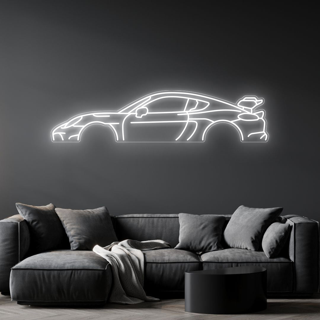 Cayman 718 GT4 RS Neon Silhouette