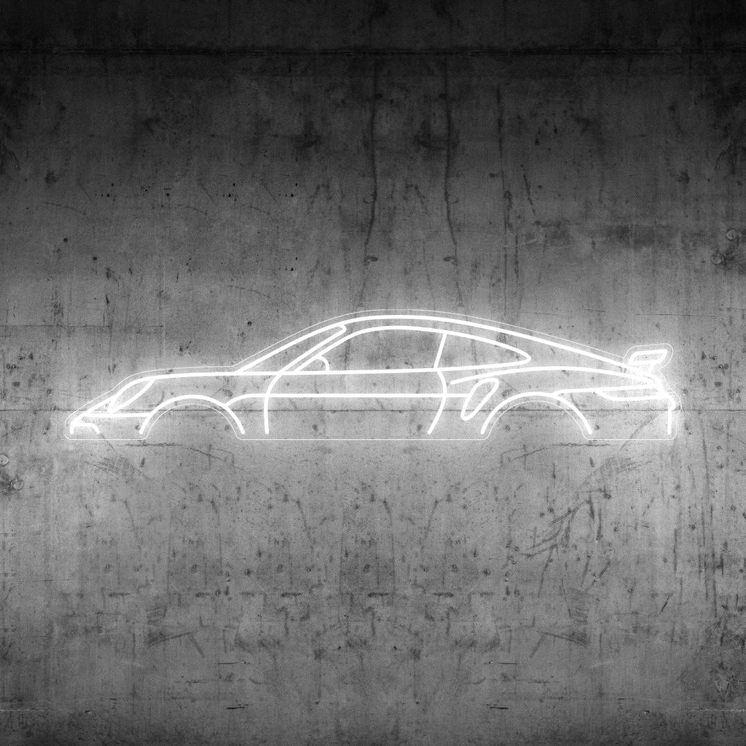 911 992 Turbo S Neon Silhouette