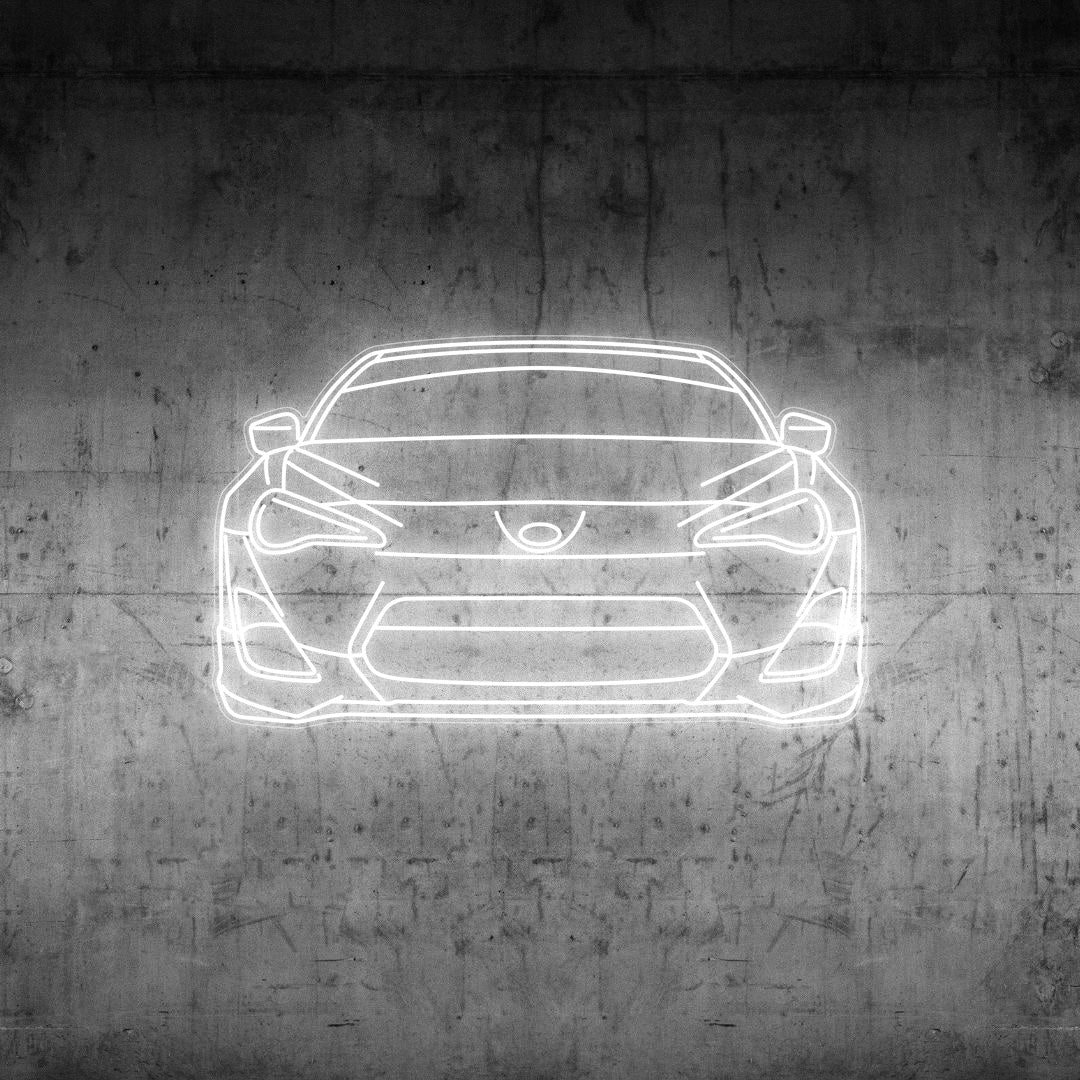 BRZ Front Neon Silhouette