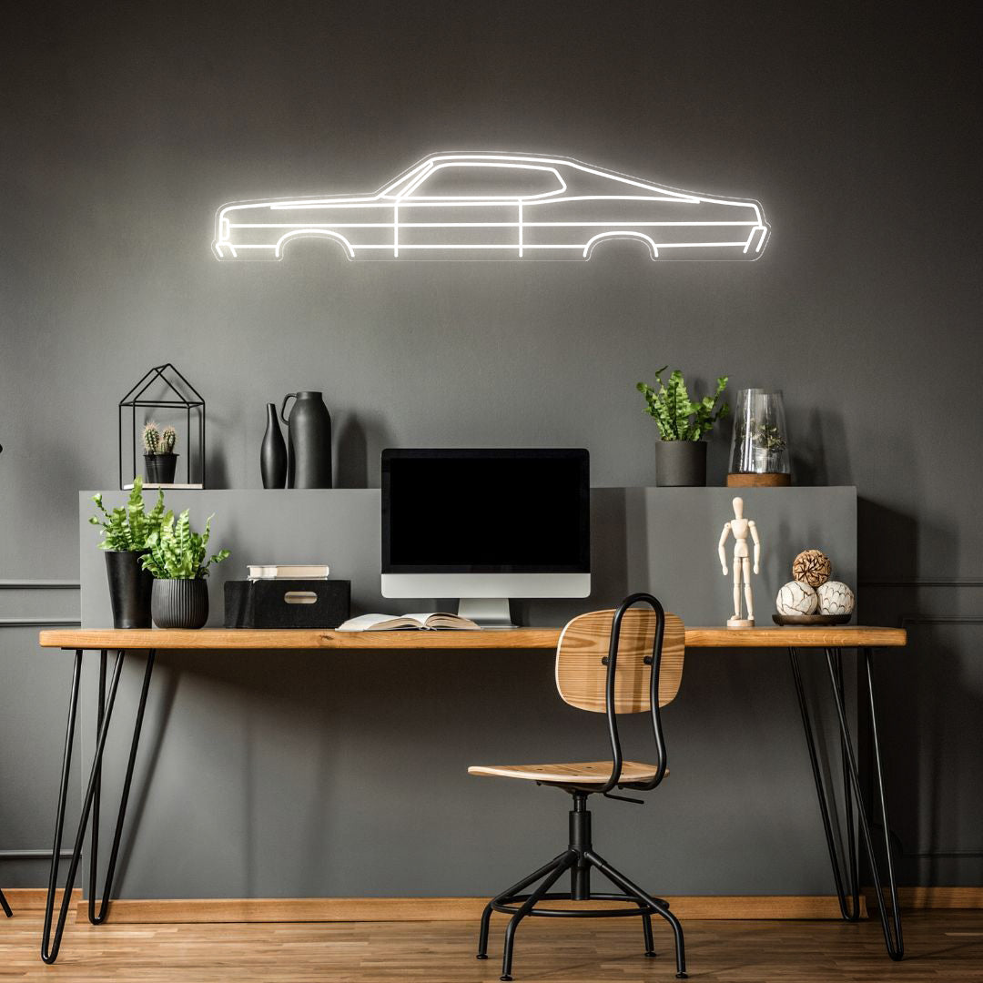 Monterey 1968 Neon Silhouette