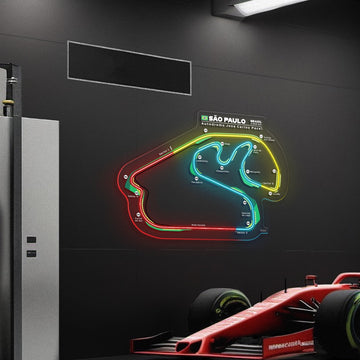 Autodromo Jose Carlos Pace Neon Race Track