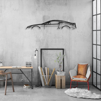 LFA 2012 Classic Silhouette Metal Wall Art - Automotive Garage Decor