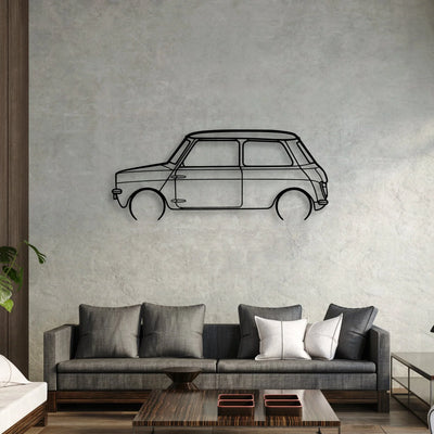 Leyland Classic Silhouette Metal Wall Art - Automotive Garage Decor