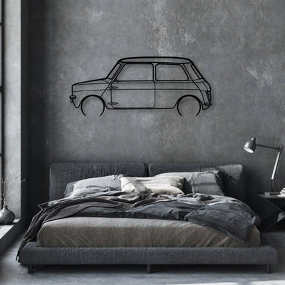 Leyland Classic Silhouette Metal Wall Art - Automotive Garage Decor