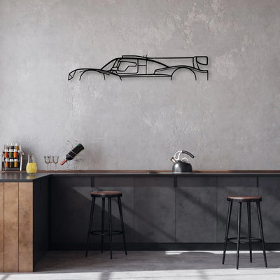 M30 LMP3 Classic Silhouette Metal Wall Art - Automotive Garage Decor