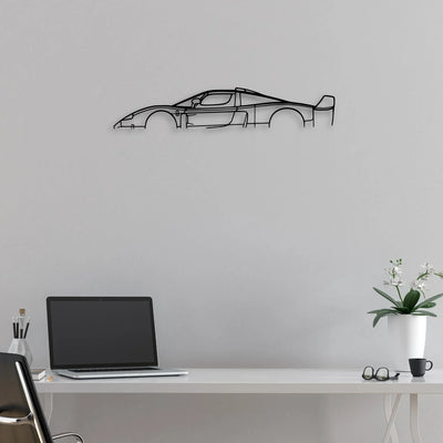 MC12 Classic Silhouette Metal Wall Art - Automotive Garage Decor