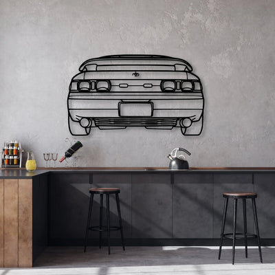 MR2 1993 Classic Silhouette Metal Wall Art - Automotive Garage Decor