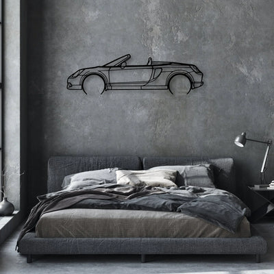 MR2 2006 Classic Silhouette Metal Wall Art - Automotive Garage Decor