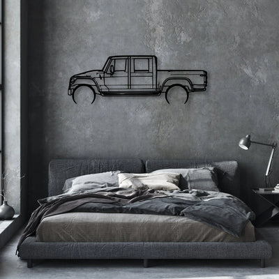 MXT Classic Silhouette Metal Wall Art - Automotive Garage Decor