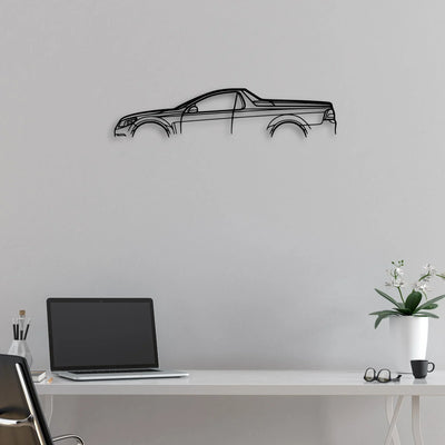 Maloo 2016 Classic Silhouette Metal Wall Art - Automotive Garage Decor