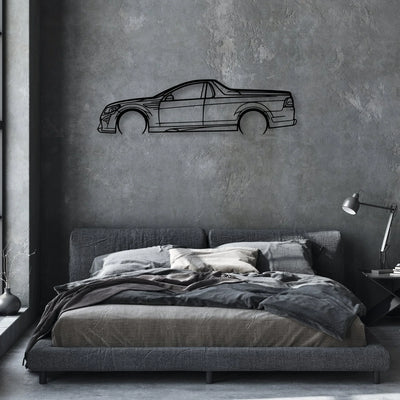 Maloo 2017 Classic Silhouette Metal Wall Art - Automotive Garage Decor