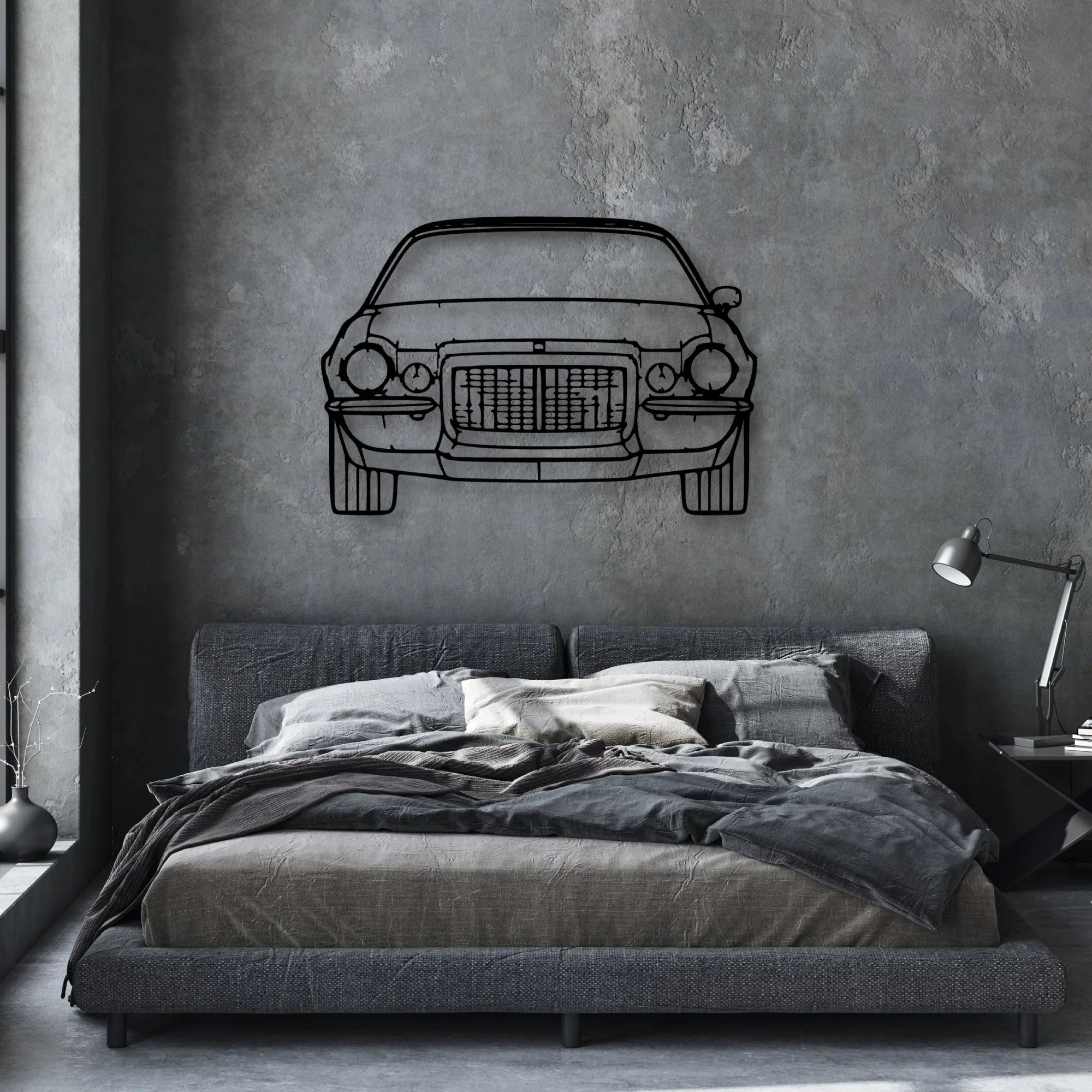 Maro Z28 1972 Classic Silhouette Metal Wall Art - Automotive Garage Decor