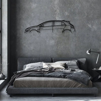 Megane RS Classic Silhouette Metal Wall Art - Automotive Garage Decor