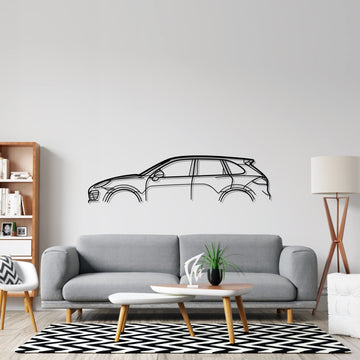Cayenne 2014 Classic Silhouette Metal Wall Art