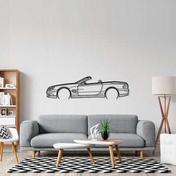 SL55 R230 Detailed Silhouette Metal Wall Art