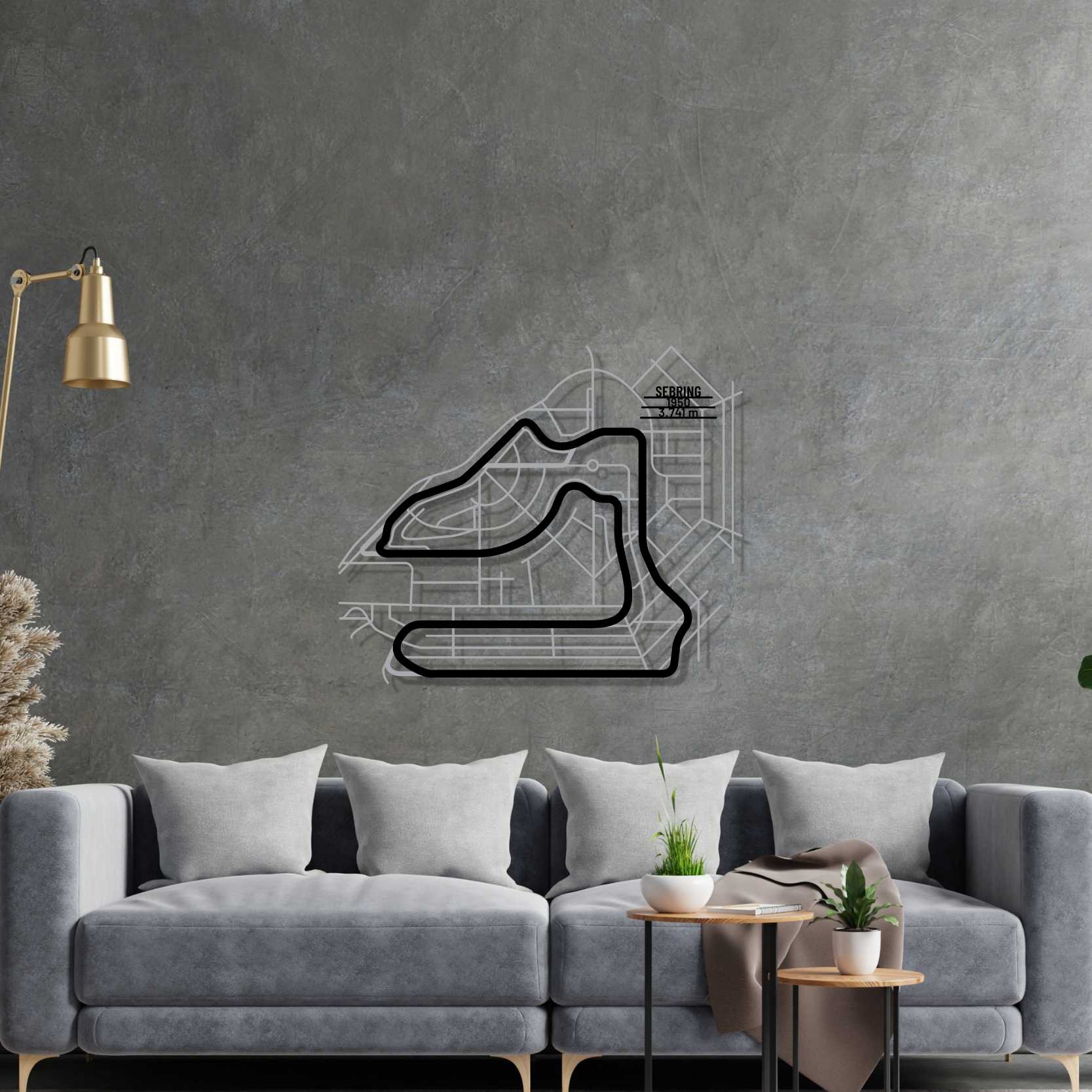 Sebring Metal Wall Art