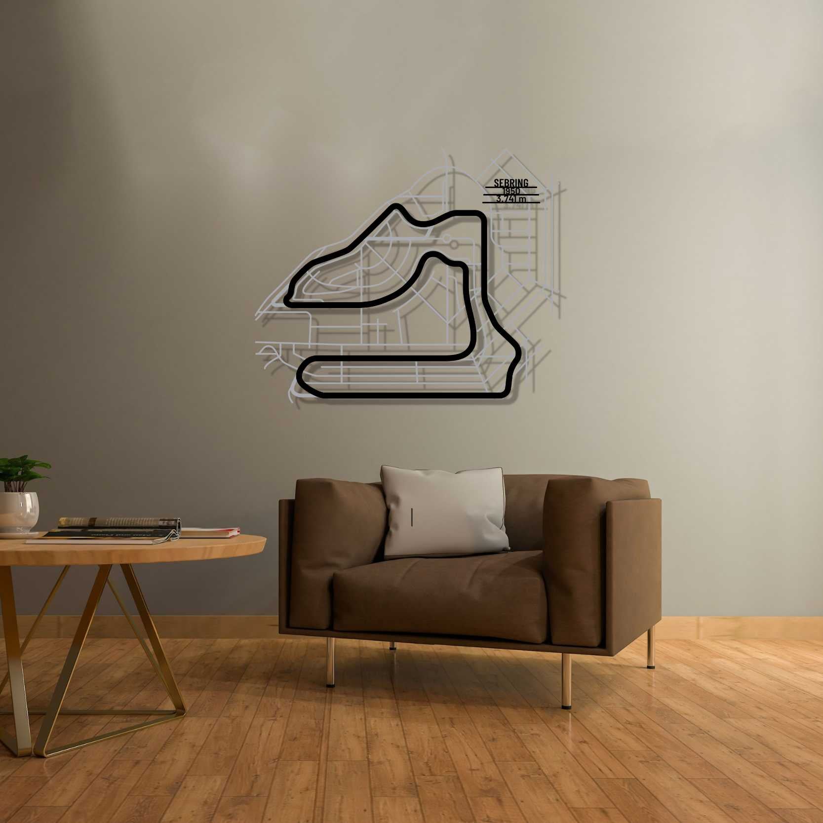 Sebring Metal Wall Art