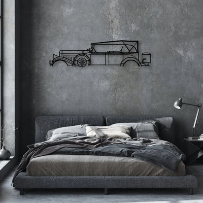 Model 43 1931 Classic Silhouette Metal Wall Art - Automotive Garage Decor