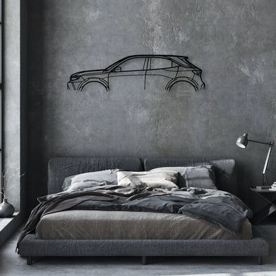 Mokka 2022 Classic Silhouette Metal Wall Art - Automotive Garage Decor