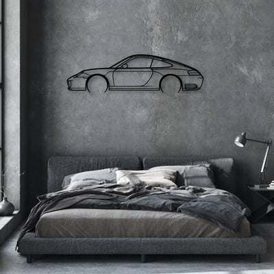 P Generation 5.2 Classic Silhouette Metal Wall Art - Automotive Garage Decor