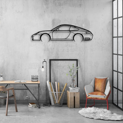 P Generation 5.2 Classic Silhouette Metal Wall Art - Automotive Garage Decor