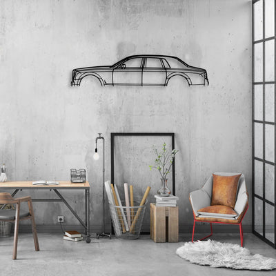 Phantom 2007 Classic Silhouette Metal Wall Art - Automotive Garage Decor