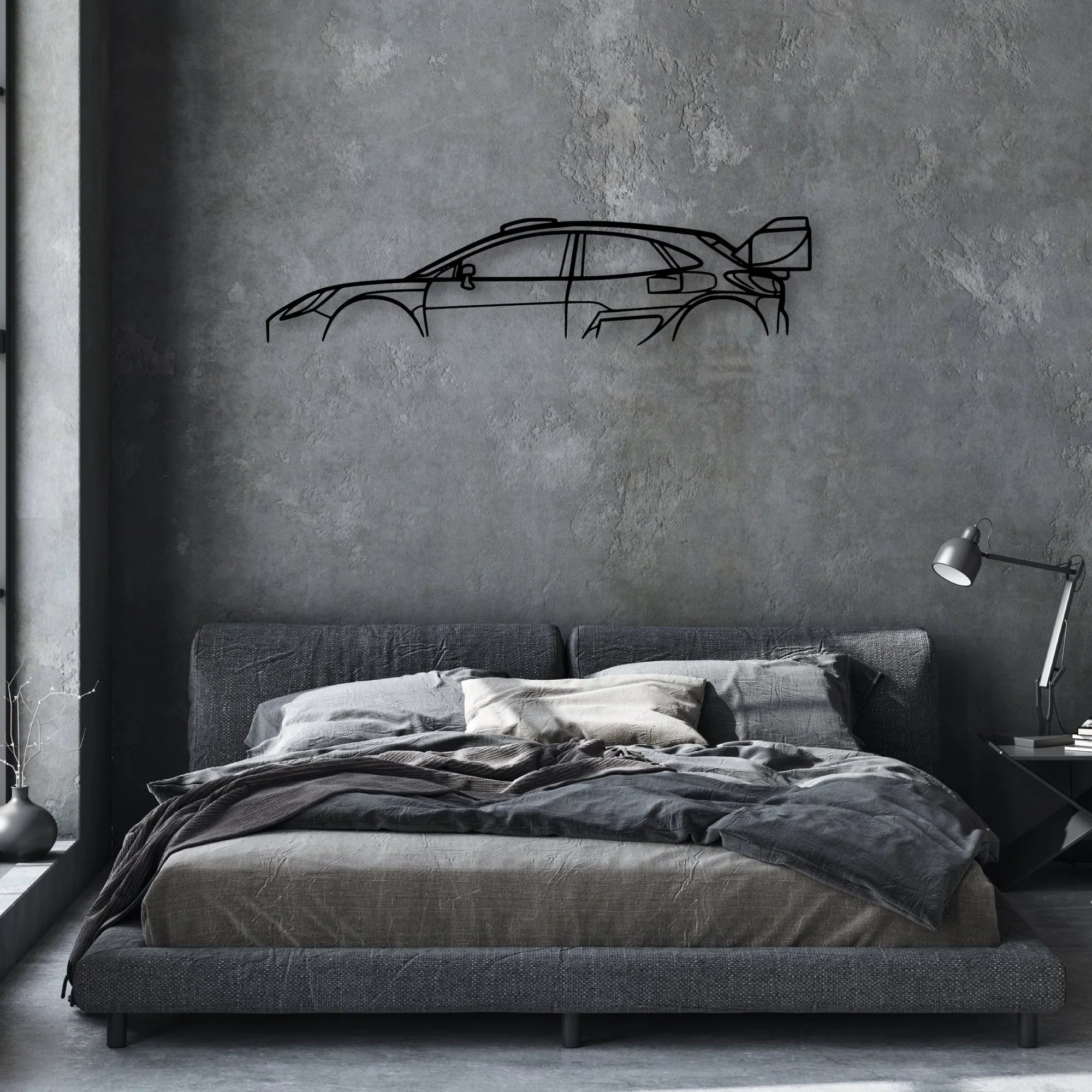 Puma Rally1 Classic Silhouette Metal Wall Art - Automotive Garage Decor