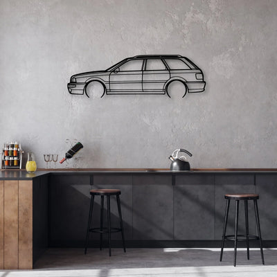 RS2 1994 Classic Silhouette Metal Wall Art - Automotive Garage Decor