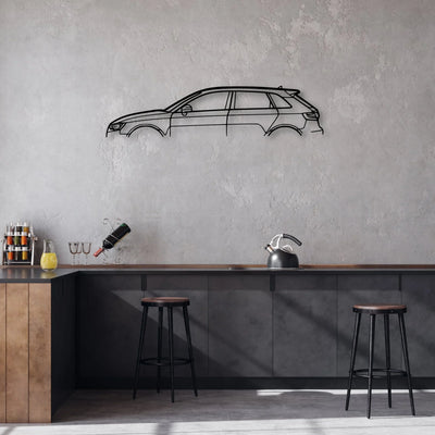 RS3 8V 2015 Classic Silhouette Metal Wall Art - Automotive Garage Decor